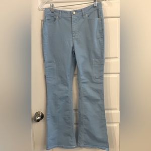 BDG Urban Outfitters Woman’s Light Blue Cargo Pants size:2 Preloved